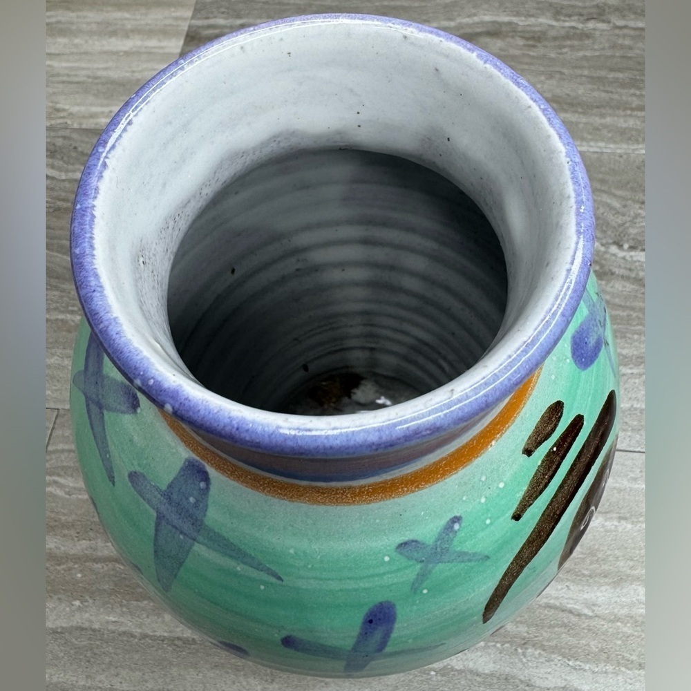 VTG The Potter’s Garden Vase by Georgia Starr Newman of Taos New Mexico - Picture 10 of 10